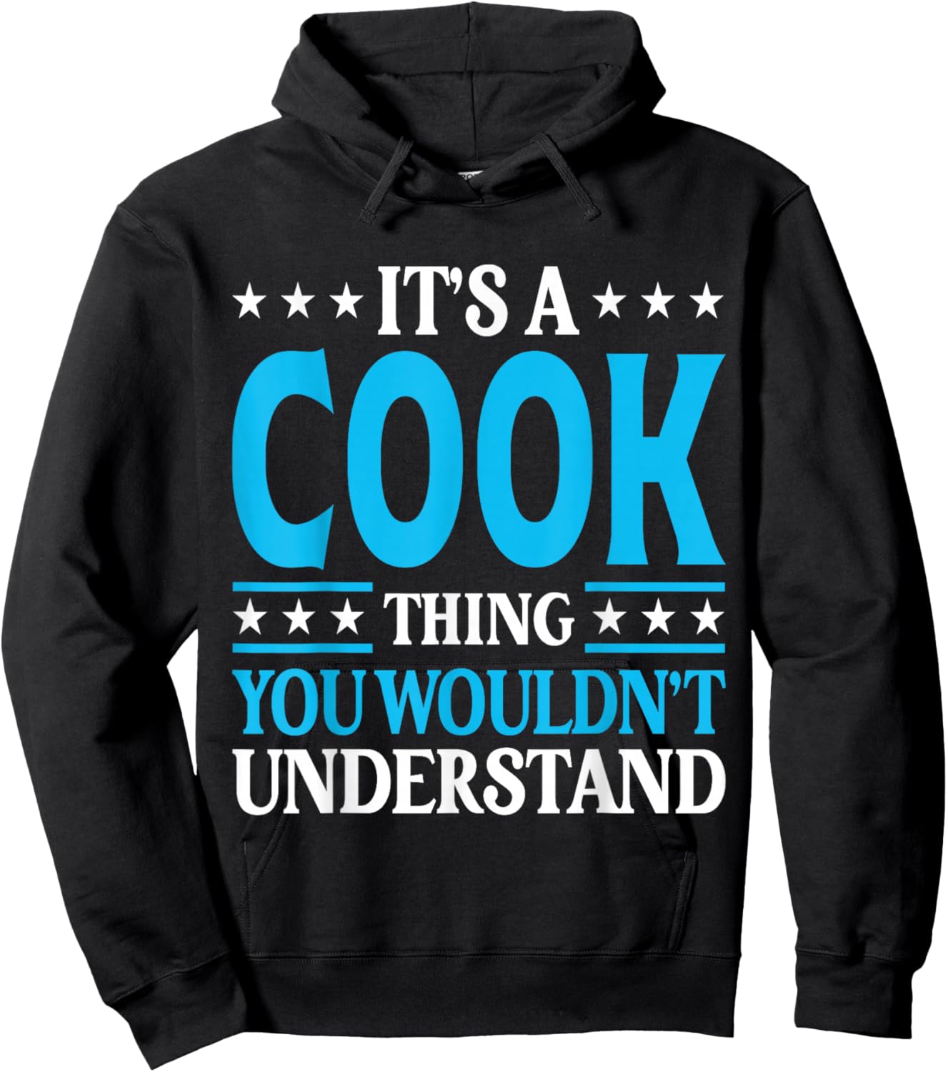 It's A Cook Thing Surname Funny Family Last Name Cook Hoodie - Hoodie | Black