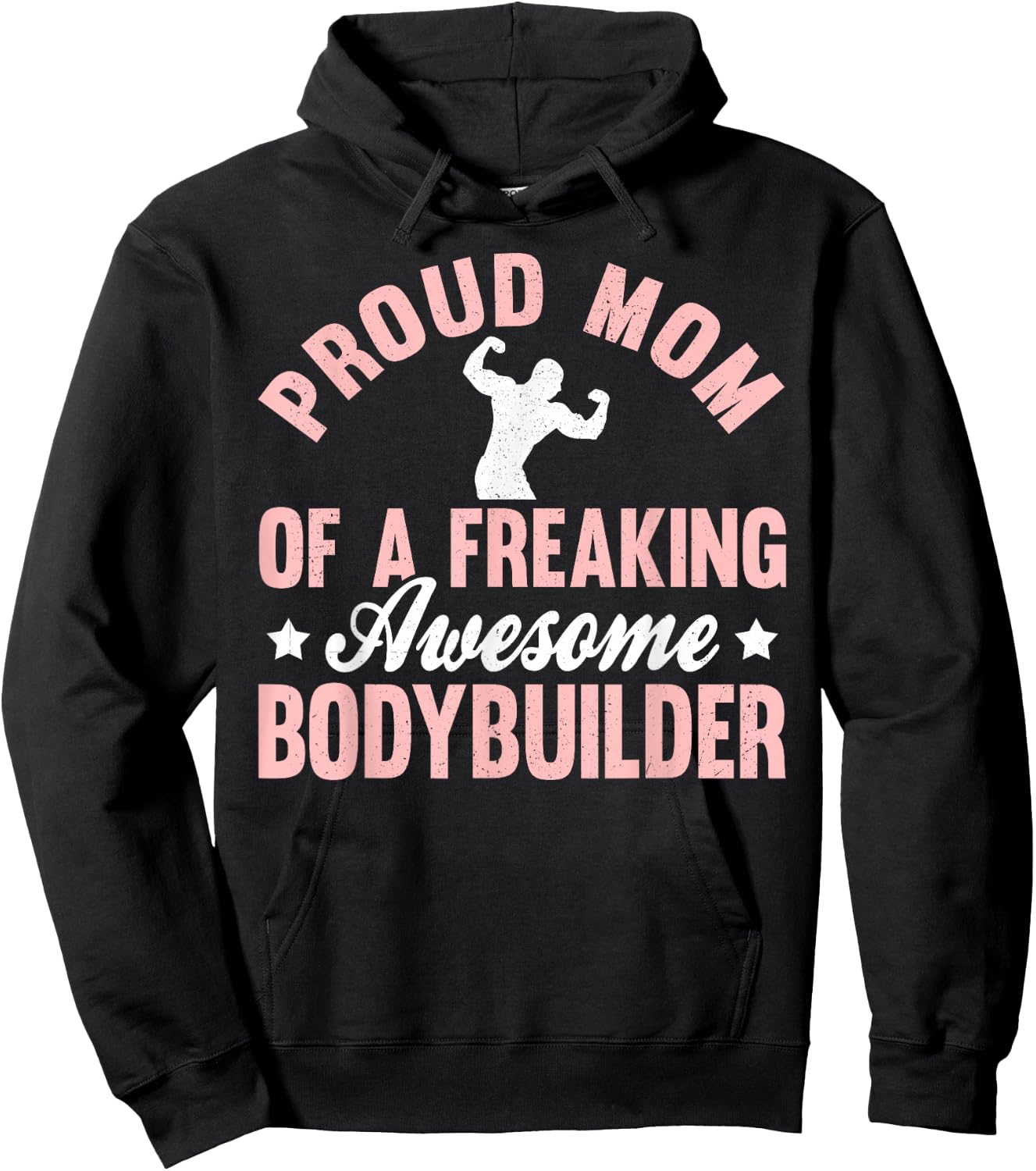 Bodybuilder Bodybuilding Pumping Weight Lifting Mom Mother Hoodie - Hoodie | Black