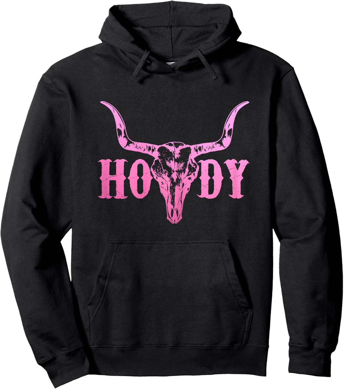 Howdy Cowboy Cowgirl Rodeo Horse Riding Texas Southern Hoodie - Hoodie | Black