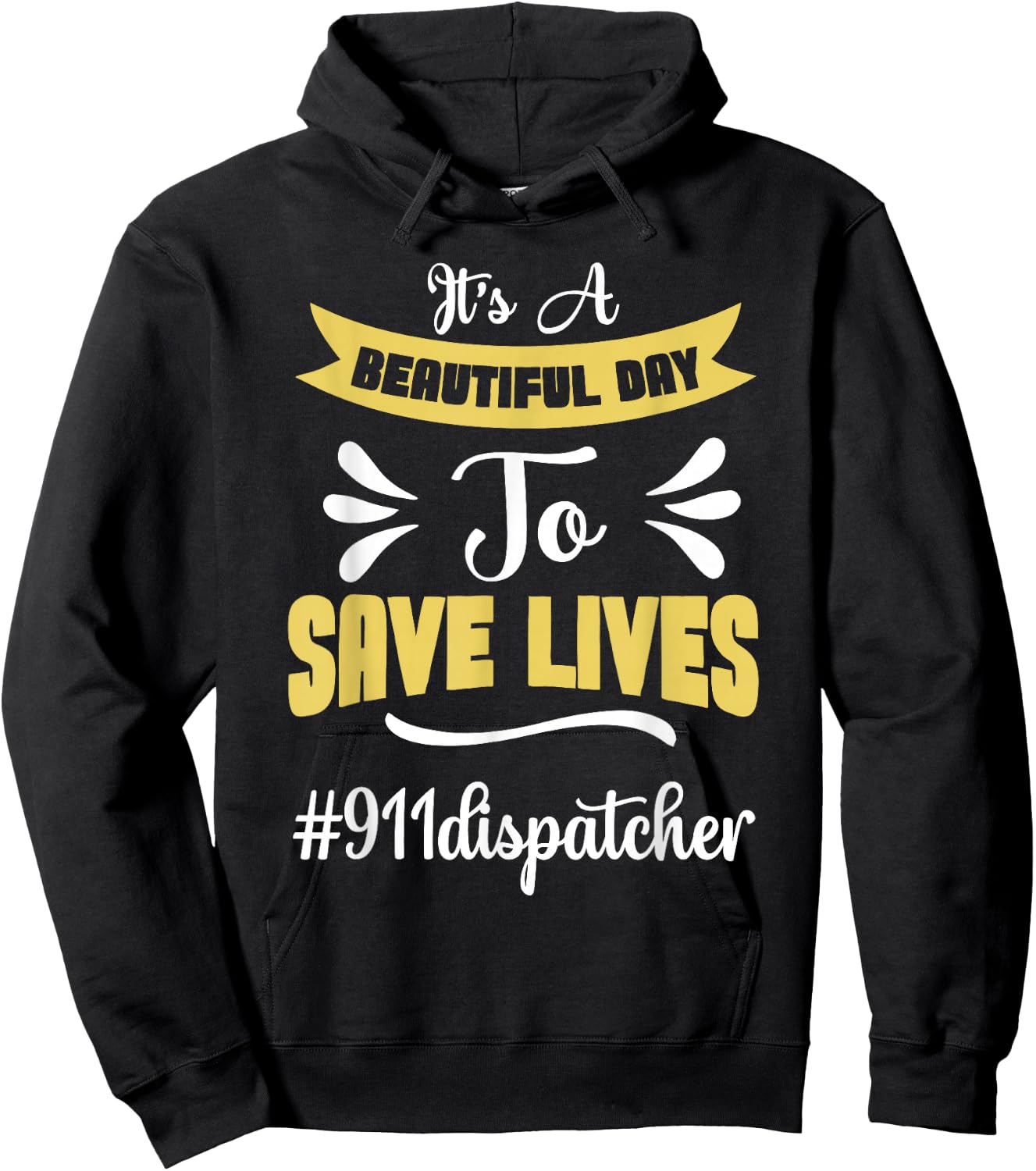 911 Dispatcher For Police and Ambulance Dispatcher Hoodie - Hoodie | Black