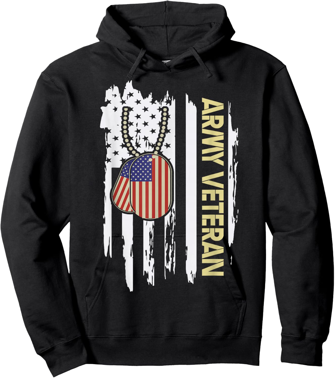 Army Veteran Veterans Day Veteran Hoodie - Hoodie | Black