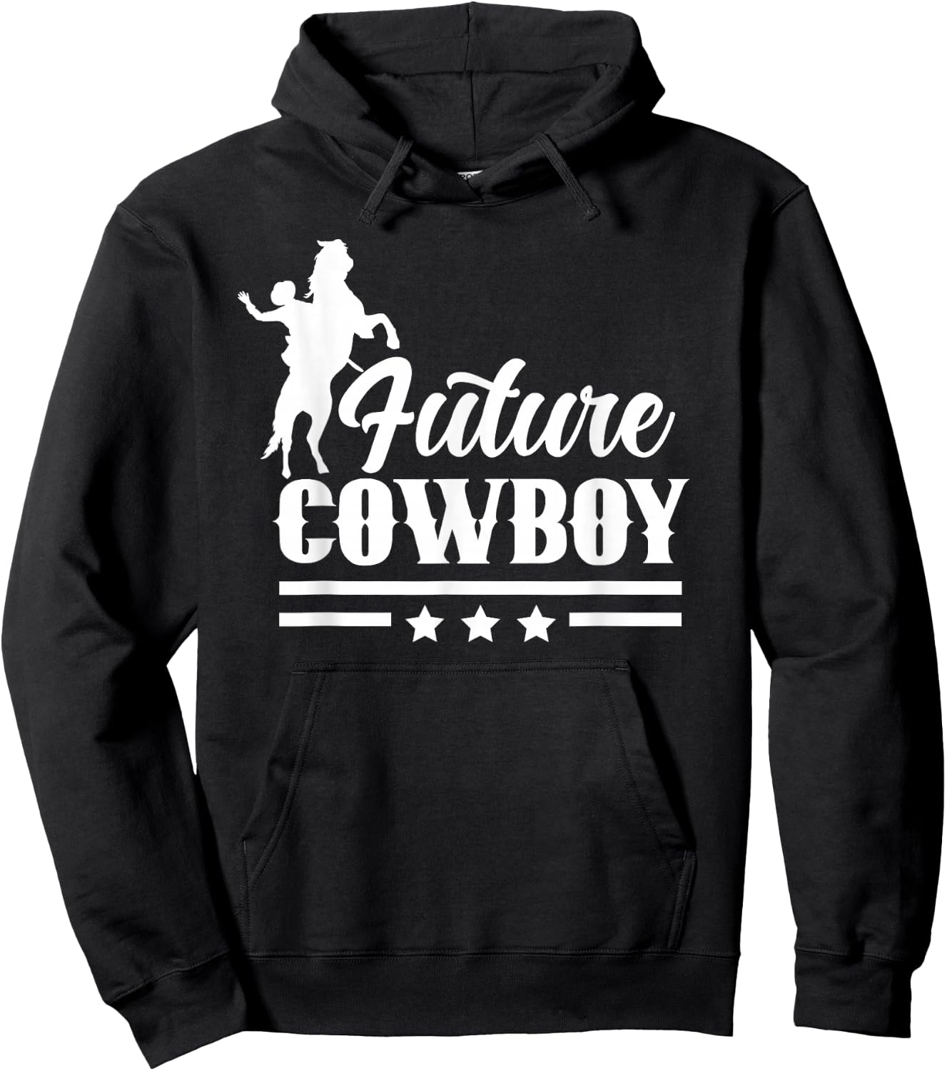 Future Cowboy Texas Cowboys Cute Sayings Hoodie - Hoodie | Black