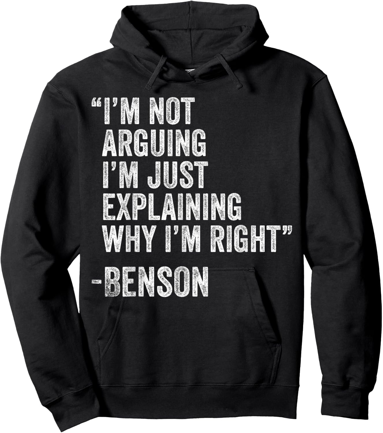 Benson Quote Funny Birthday Custom Name Idea Engineer Hoodie - Hoodie | Black