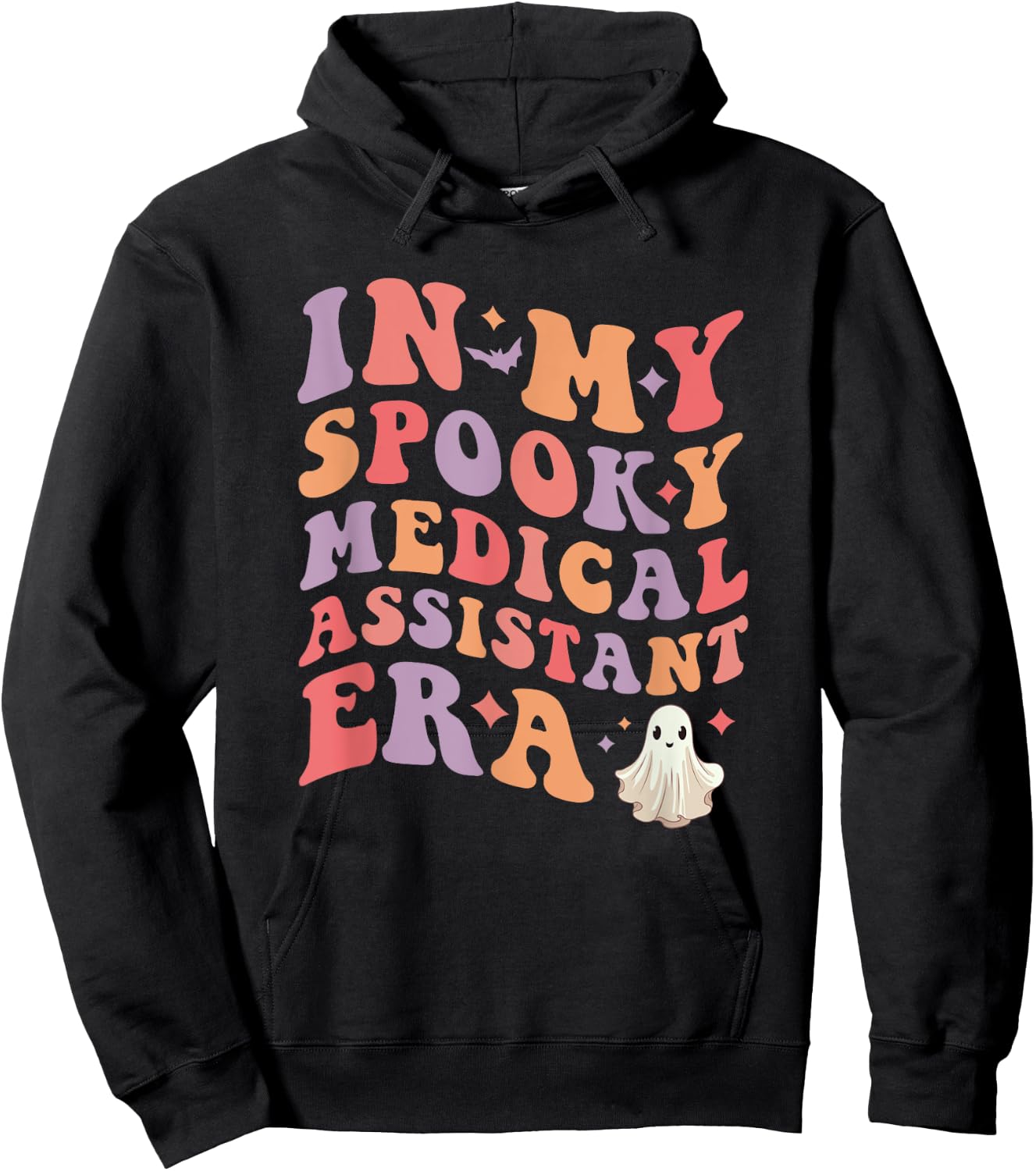In My Spooky Medical Assistant Era Halloween Funny Hoodie - Hoodie | Black