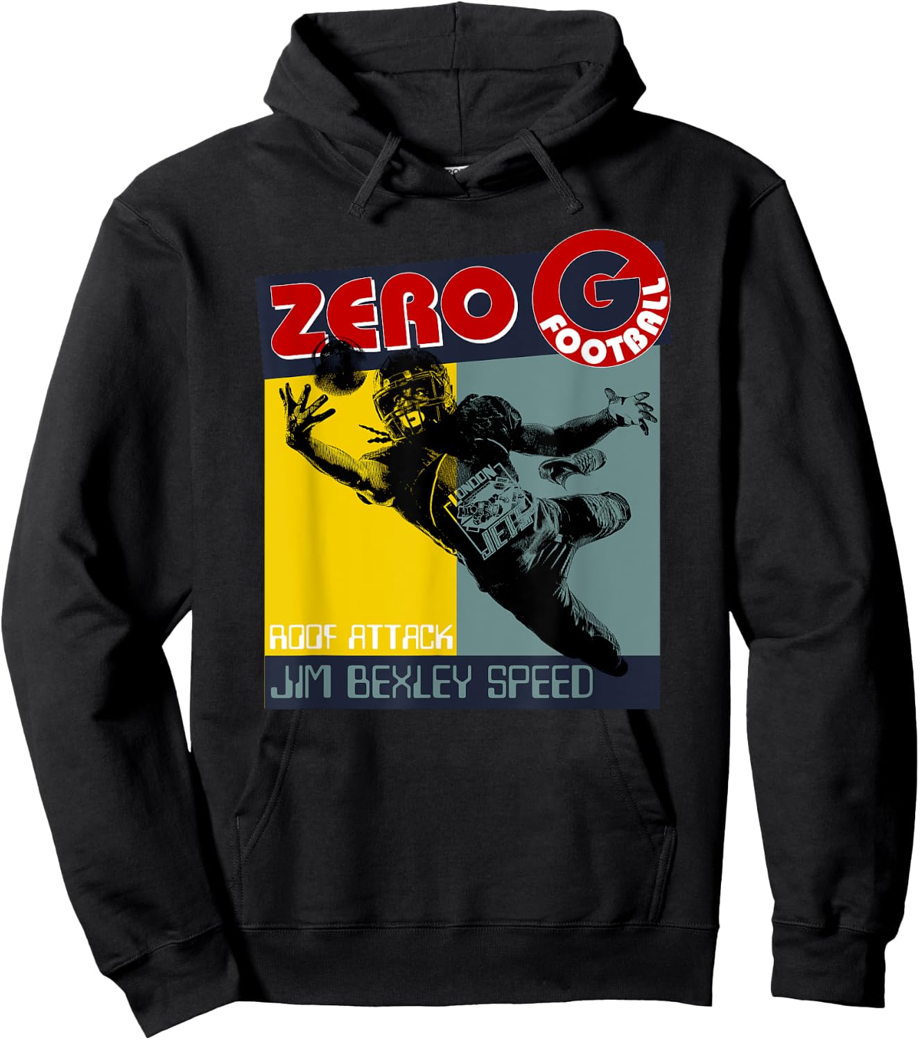 Jim Bexley Speed London Jets Zero Gee Football Roof Attack Hoodie - Hoodie | Black