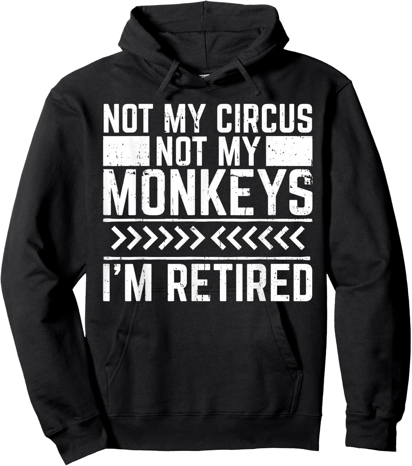 Not My Circus Not My Monkeys Hoodie - Hoodie | Black