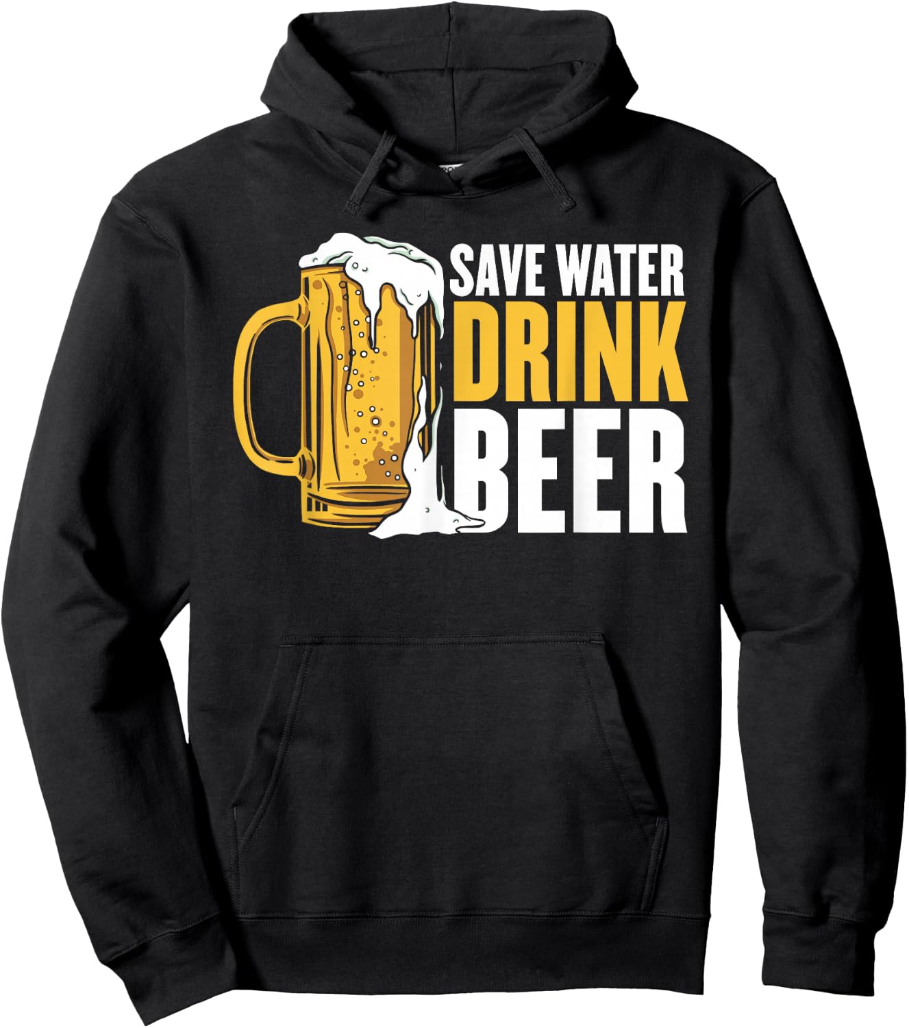 Save Water Drink Beer Hoodie - Hoodie | Black