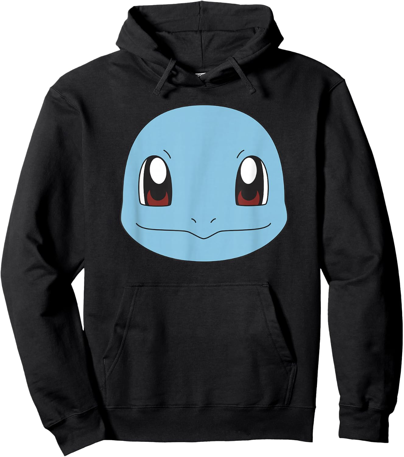 Pokémon Squirtle Cute Tiny Turtle Big Face Hoodie - Hoodie | Black
