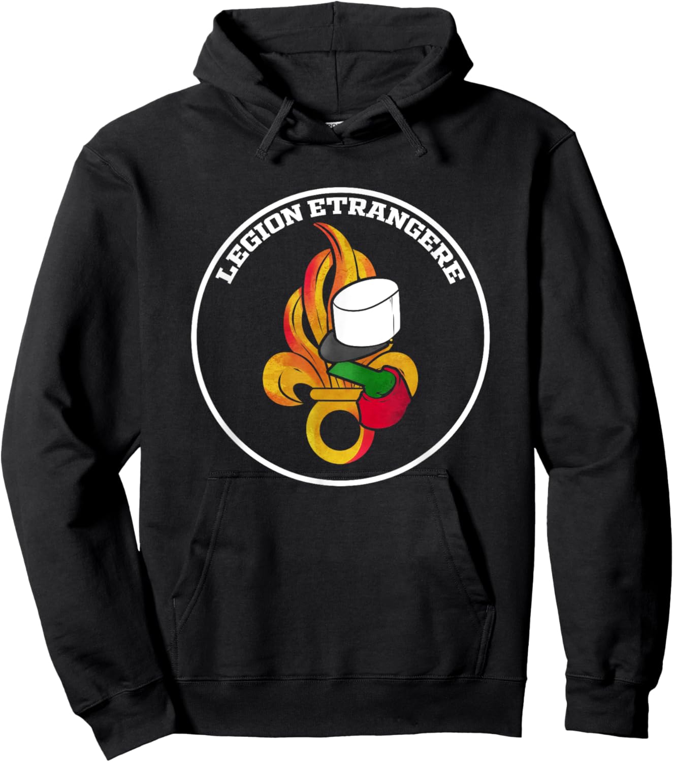 Legion Etrangere Crest & Uniform Hoodie - Hoodie | Black