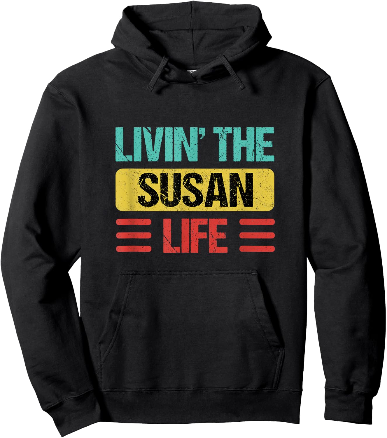 Susan Name Hoodie - Hoodie | Black