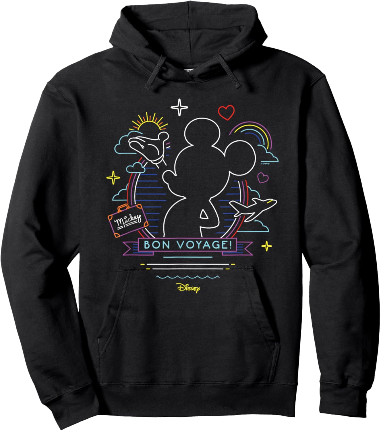 Mickey - Bon Voyage Hoodie - Hoodie | Black