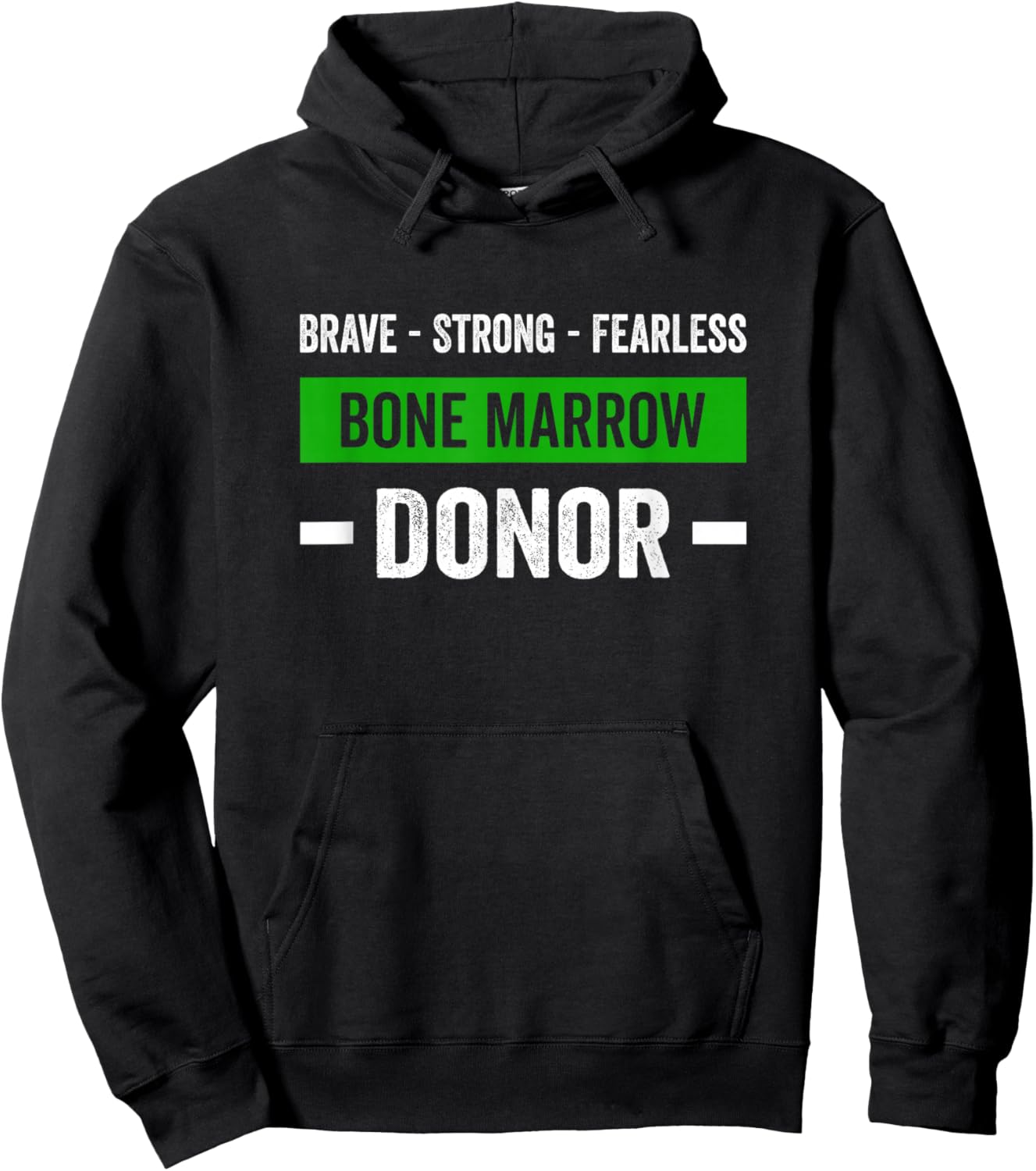 Brave Strong Bone Marrow Donor Hoodie - Hoodie | Black