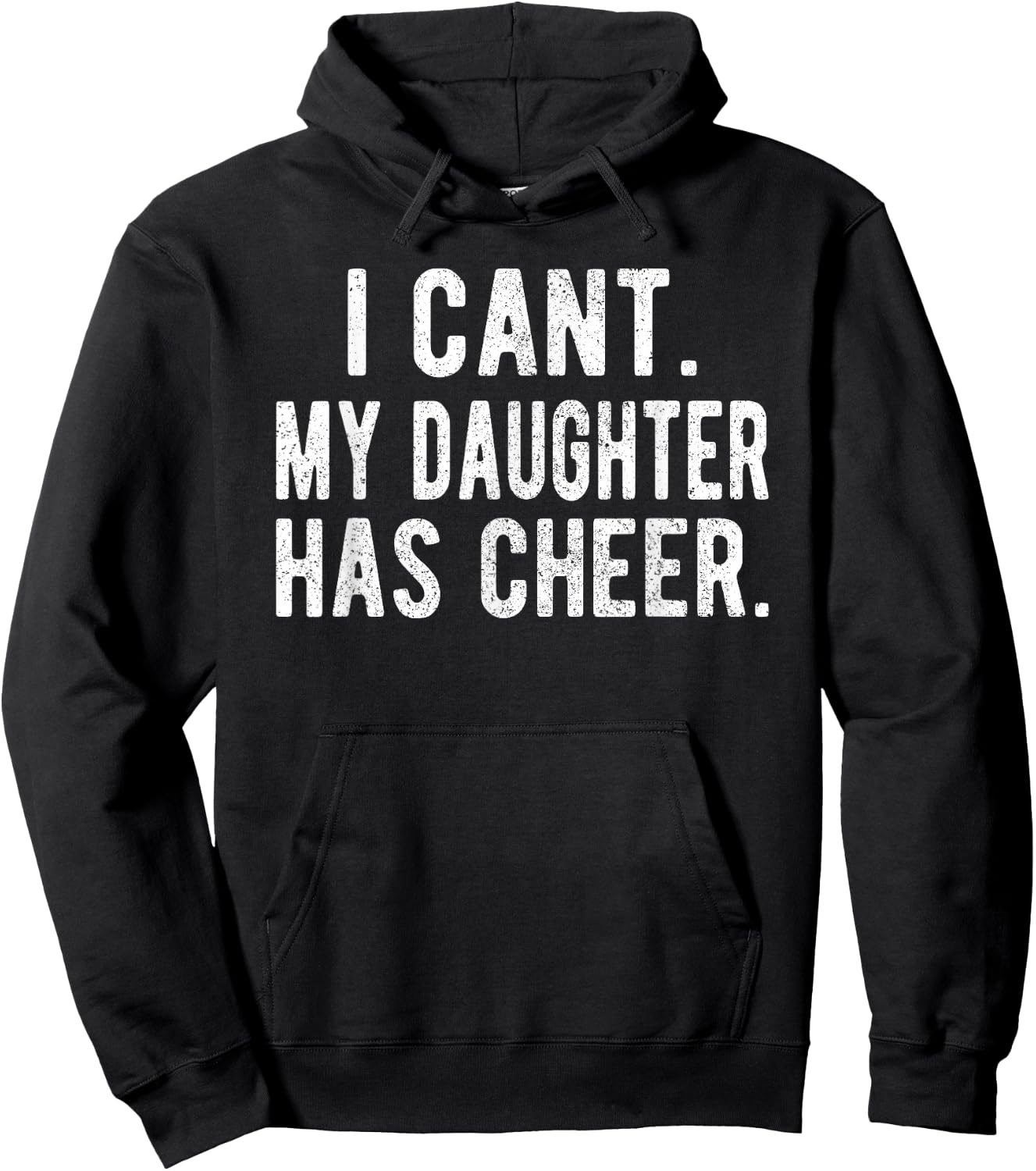 Cheer Dad Daughter Cheerleading Father's Day Cheerleader Hoodie - Hoodie | Black