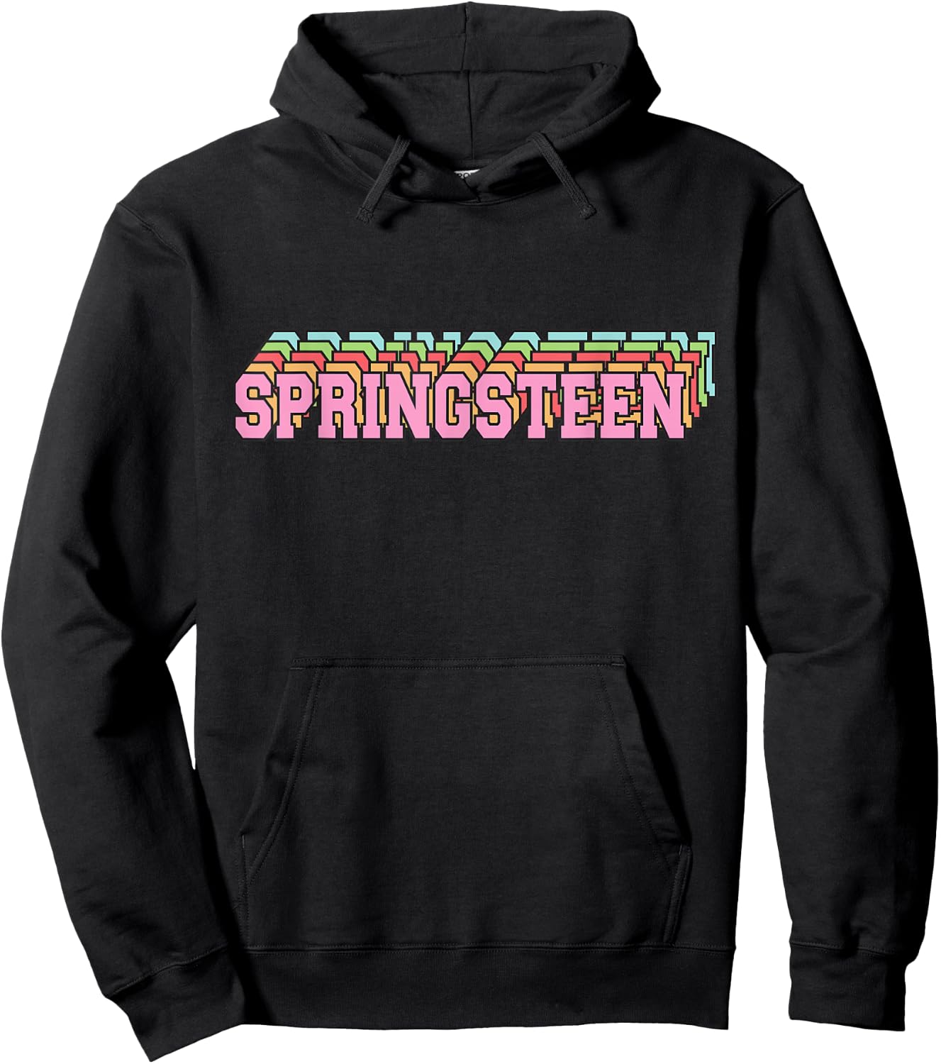 Springsteen 80s Vintage Retro Spring Hoodie - Hoodie | Black