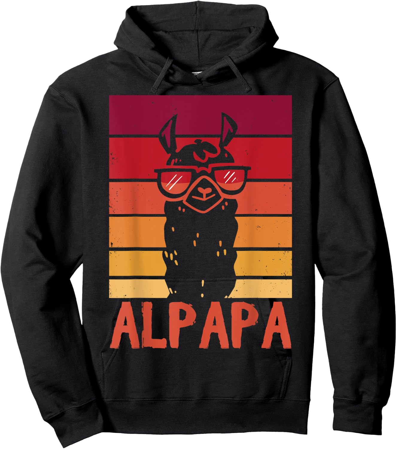 ALPAPA Alpaca Fan Llama Fan Lover Father's Day Hoodie - Hoodie | Black
