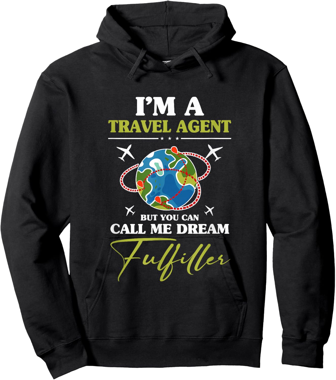 Vacation Planner Travel Agency Travel Agent Hoodie - Hoodie | Black