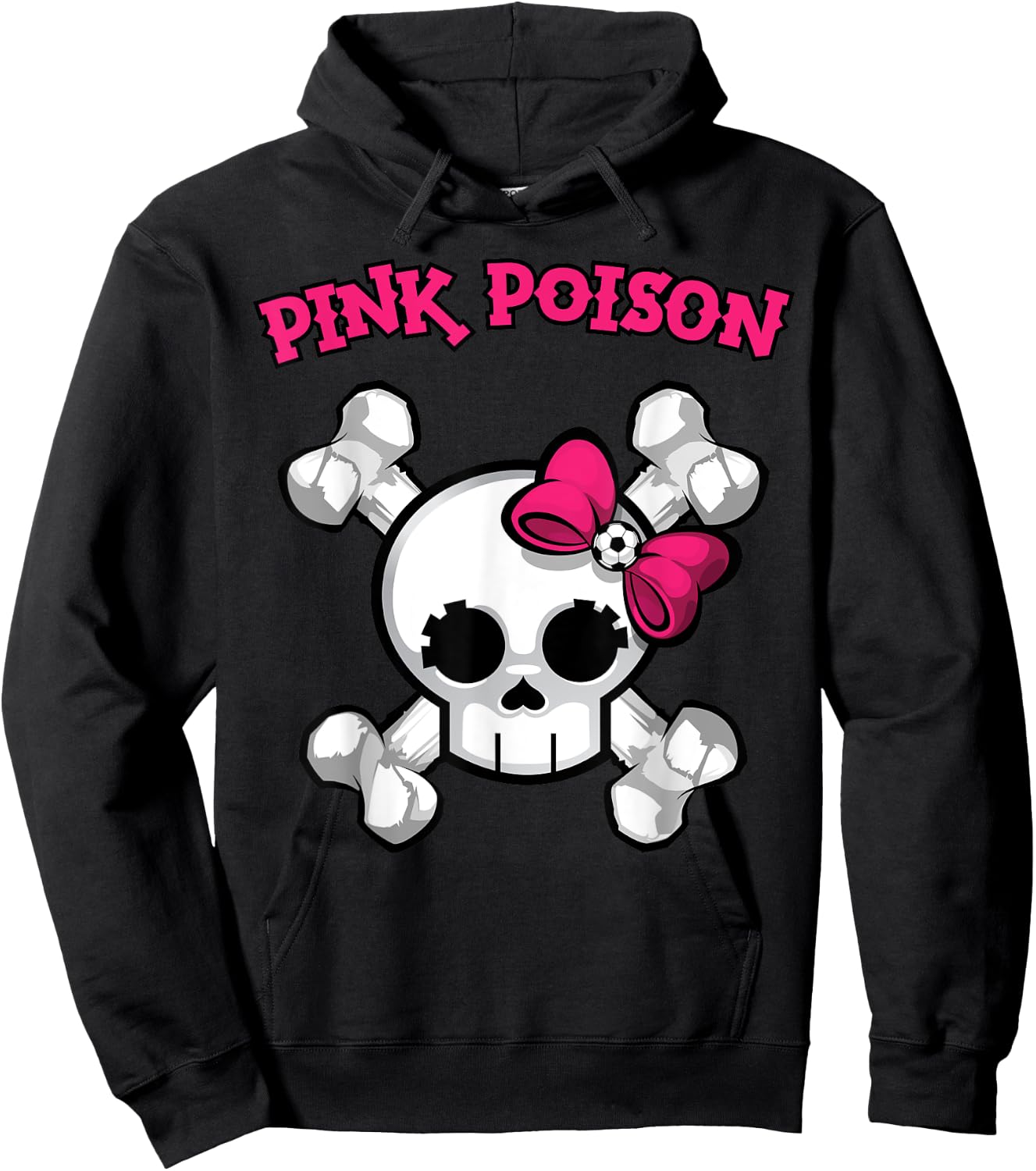 Pink Poison Soccer Hoodie - Hoodie | Black