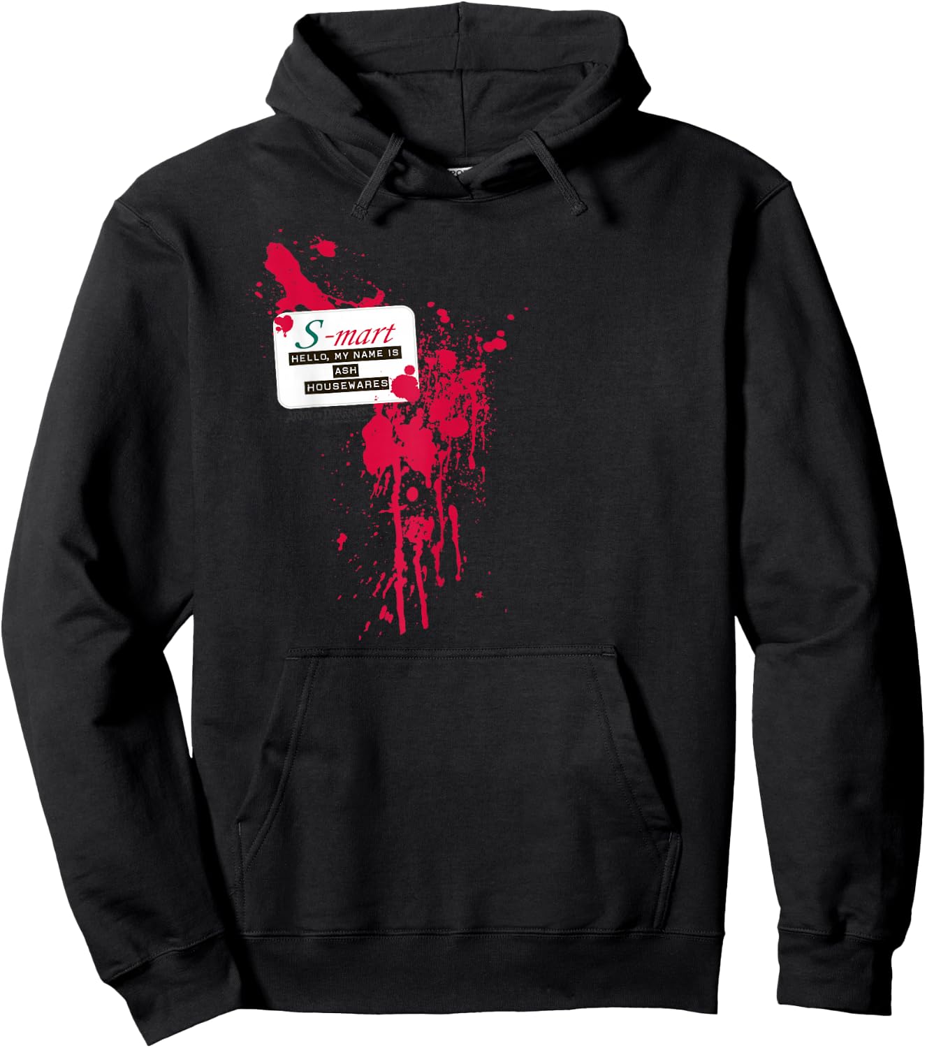 Army of Darkness S Mart Name Tag Hoodie - Hoodie | Black