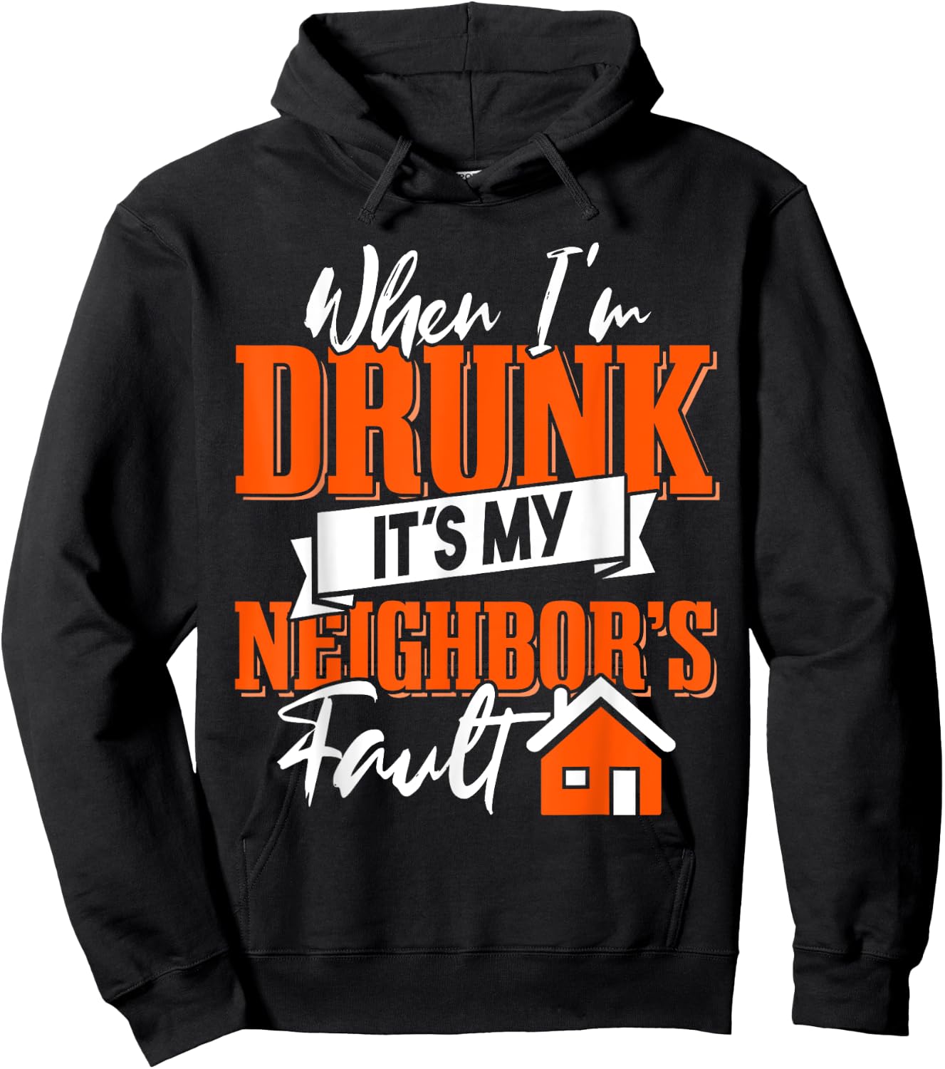Funny Neighbor Beer Hoodie - Hoodie | Black