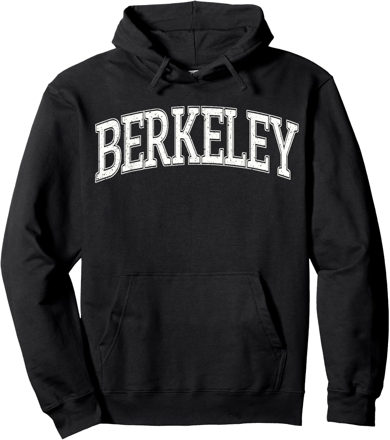 City of Berkeley Varsity Jersey Style Hoodie - Hoodie | Black