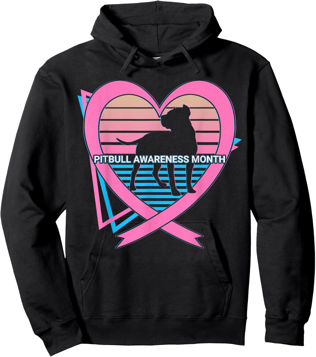 Pitbull Awareness Month Pitbull Awareness Month Pit Bull Hoodie - Hoodie | Black