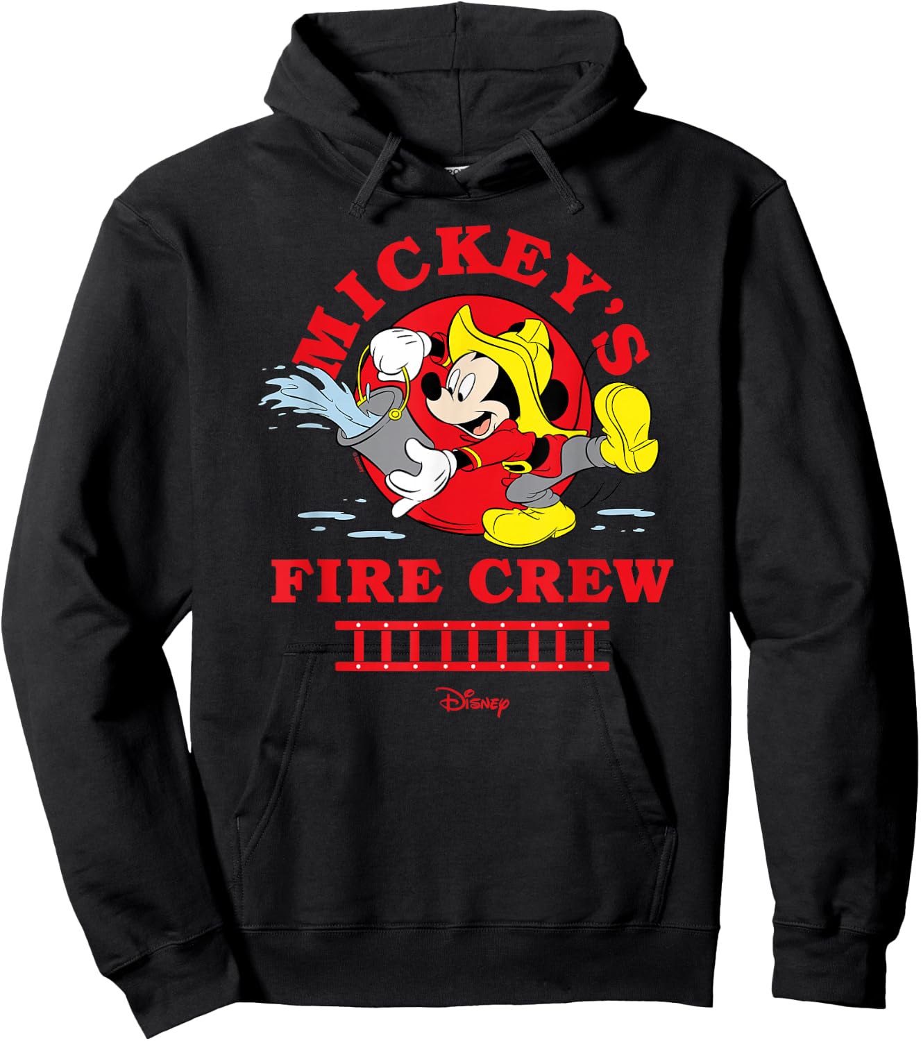 Mickey - FIre Crew Mickey Water Bucket Hoodie - Hoodie | Black