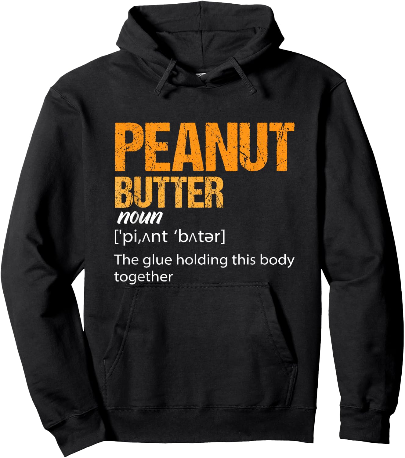 Peanut Butter Definition Peanut Butter Hoodie - Hoodie | Black