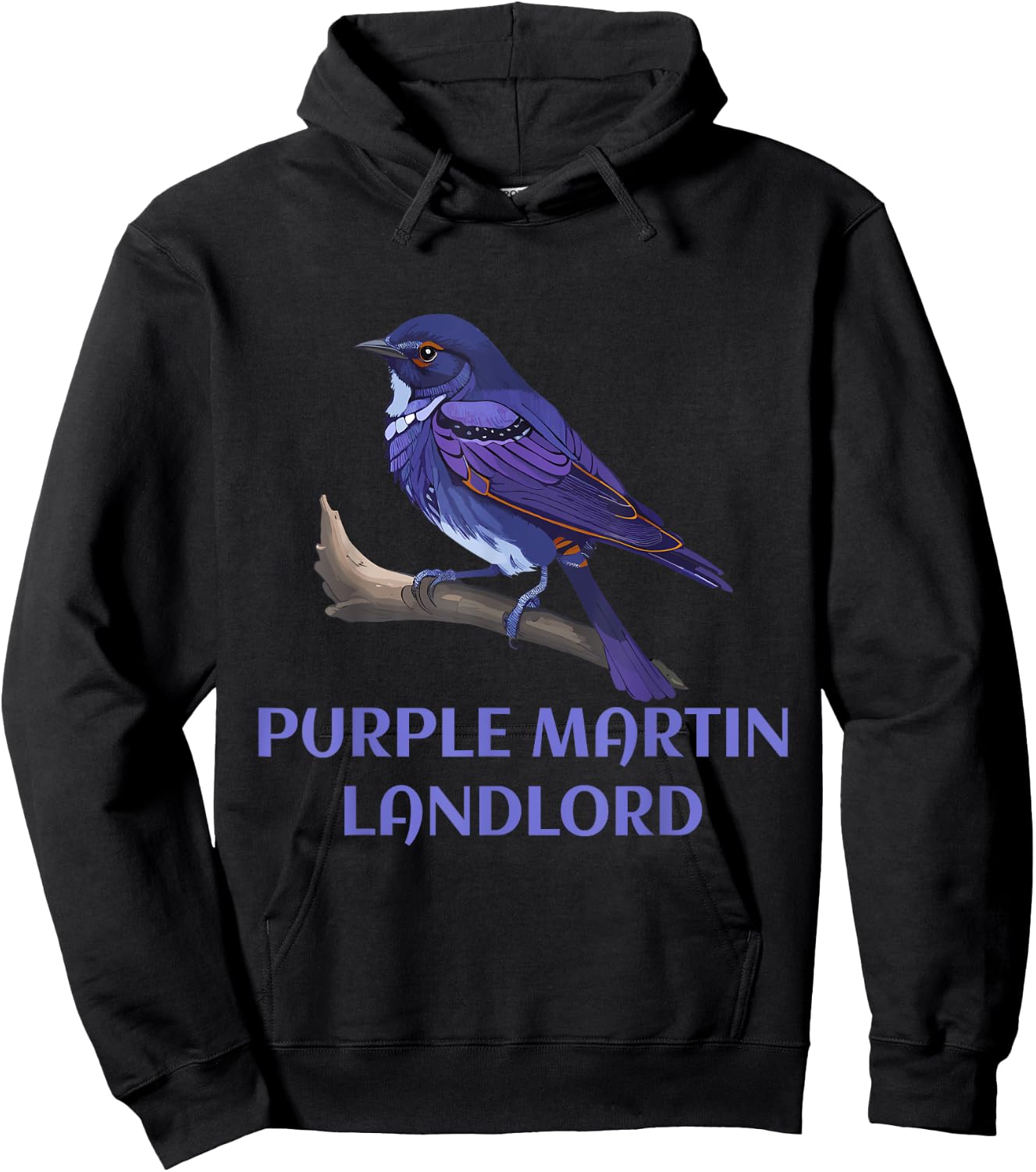 Purple Martin Landlord Purple Martin Birds Lover Adult kids Hoodie - Hoodie | Black