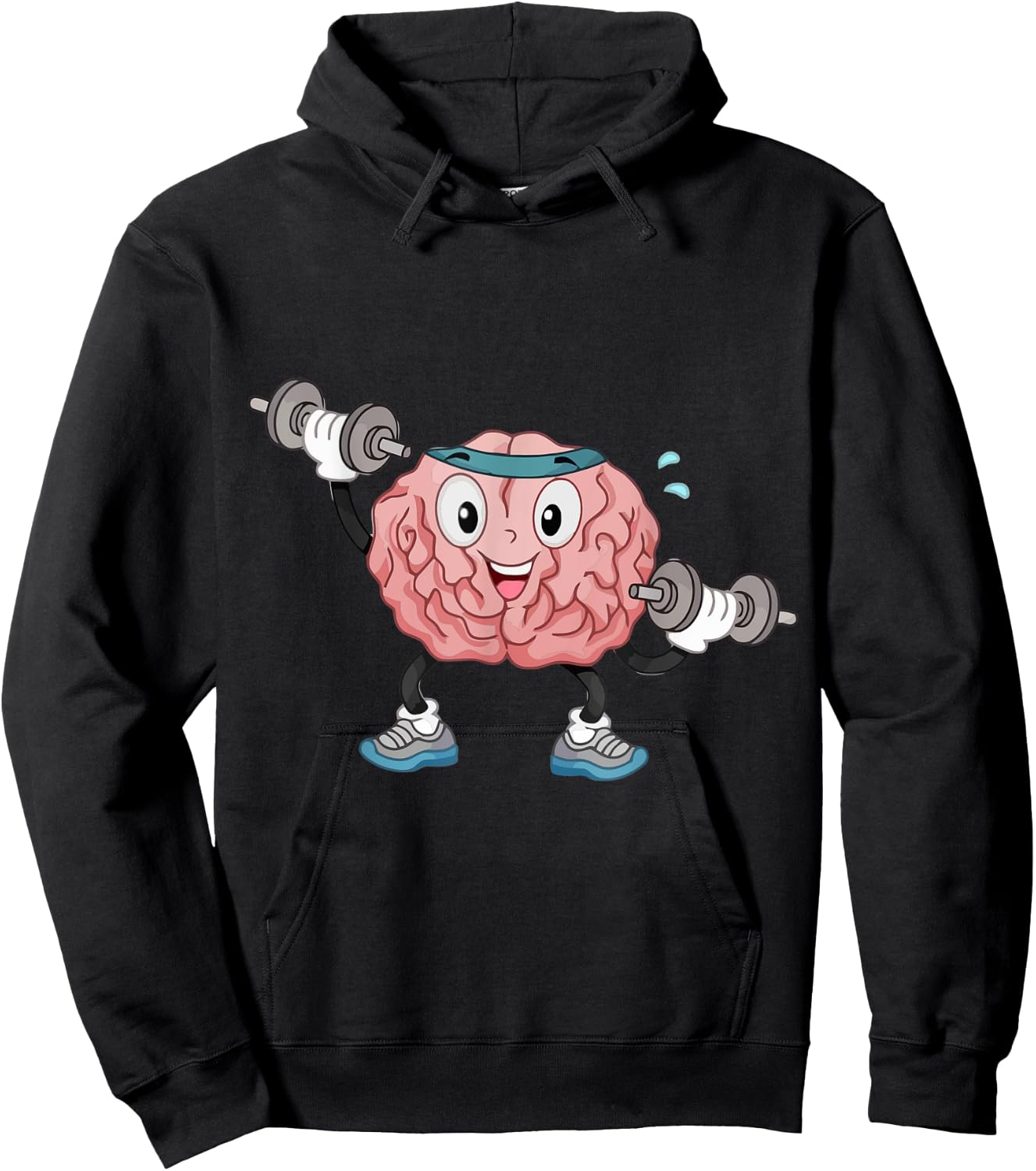 Exercise Your Brain - Work Out Your Brain Teacher Men Women Girls Kids Hoodie - Hoodie | Black