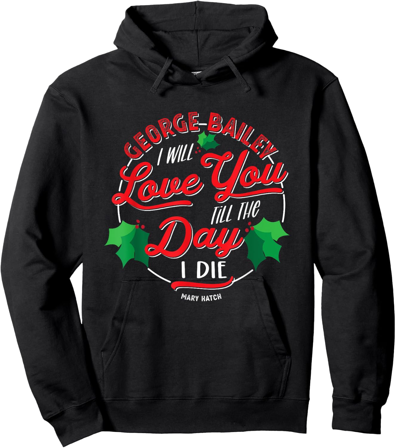 Classic George Bailey Movie Quote Christmas Tradition Hoodie - Hoodie | Black