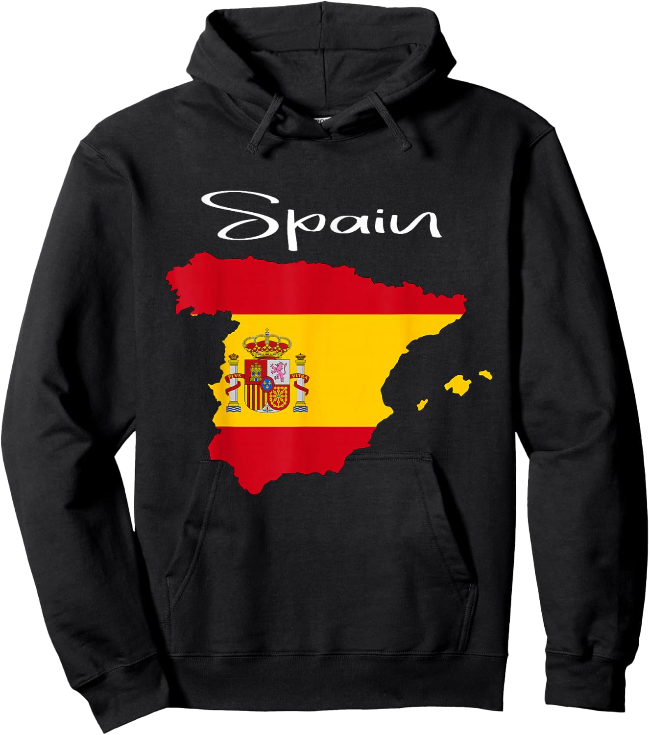 Spain , Spanish Clothes, Spain Shirts Spain Hoodie - Hoodie | Black