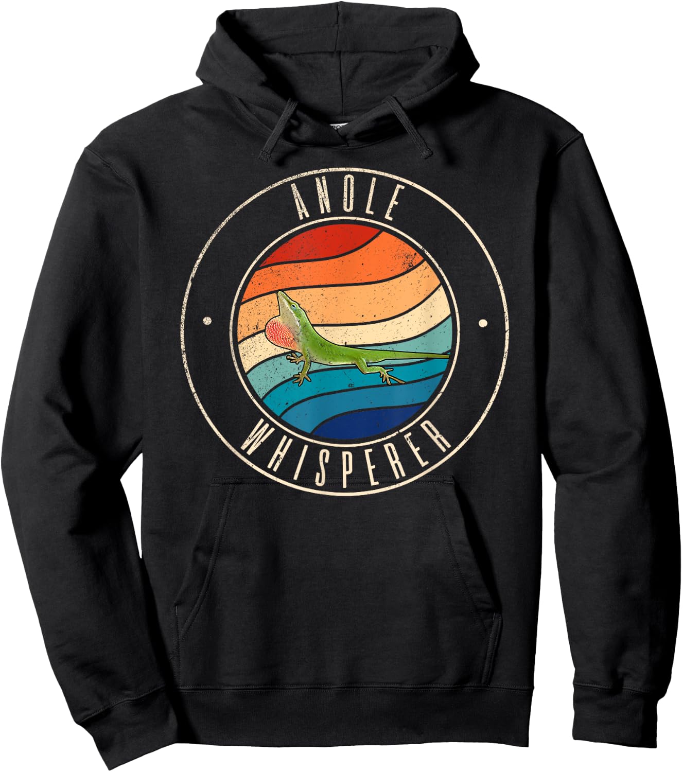 Anole Whisperer Hoodie - Hoodie | Black