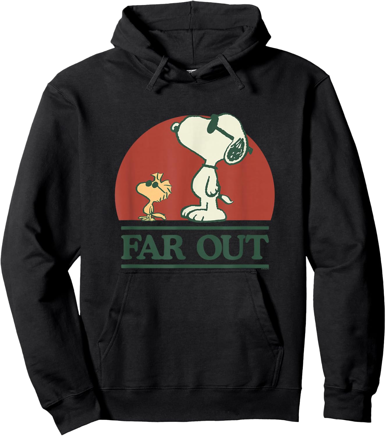 Peanuts - Snoopy Far Out Hoodie - Hoodie | Black