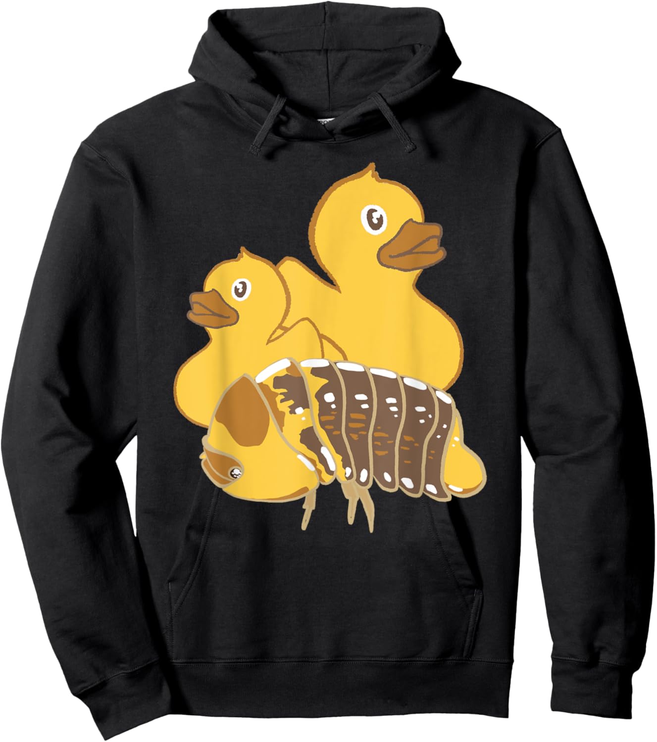 Rubber Ducky Isopod Cute Silly Fun Hoodie - Hoodie | Black