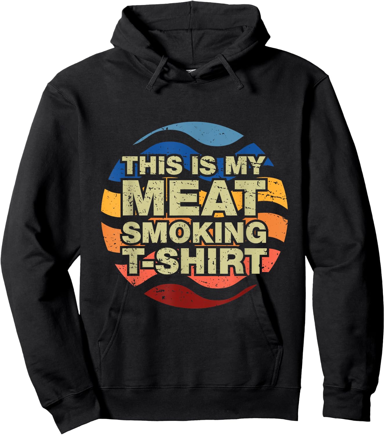 BBQ Grill Retro, Smoker Accessories Gifts Barbecue Hoodie - Hoodie | Black