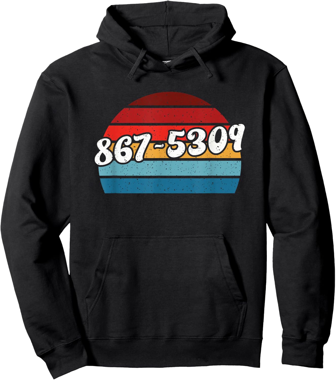 Rock and Roll 8675309 Hoodie - Hoodie | Black