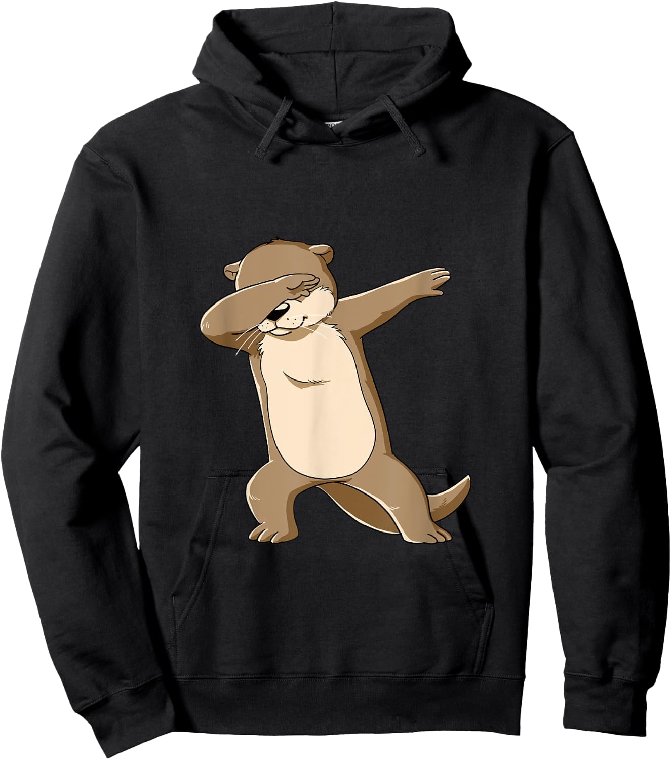 Cute Sea Otter Dancing Kids Women Hoodie - Hoodie | Black