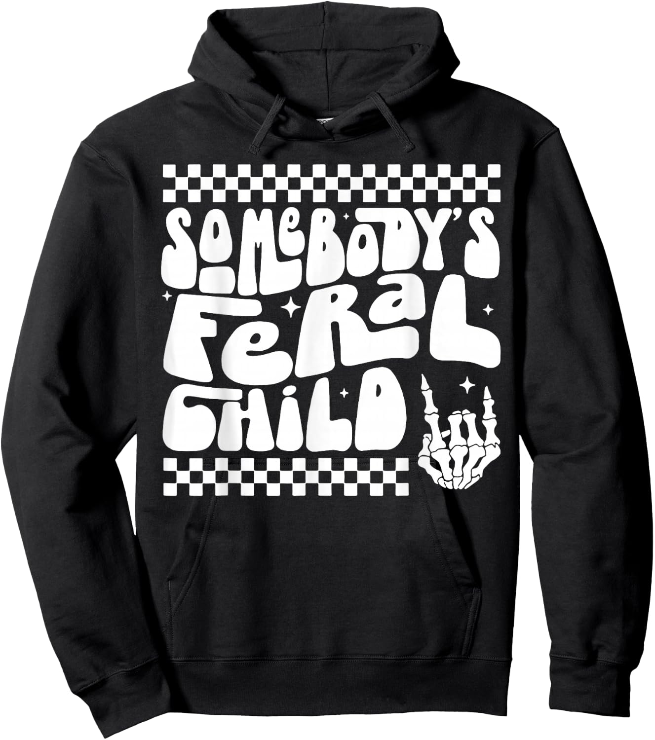 Somebody's Feral Child Hoodie - Hoodie | Black