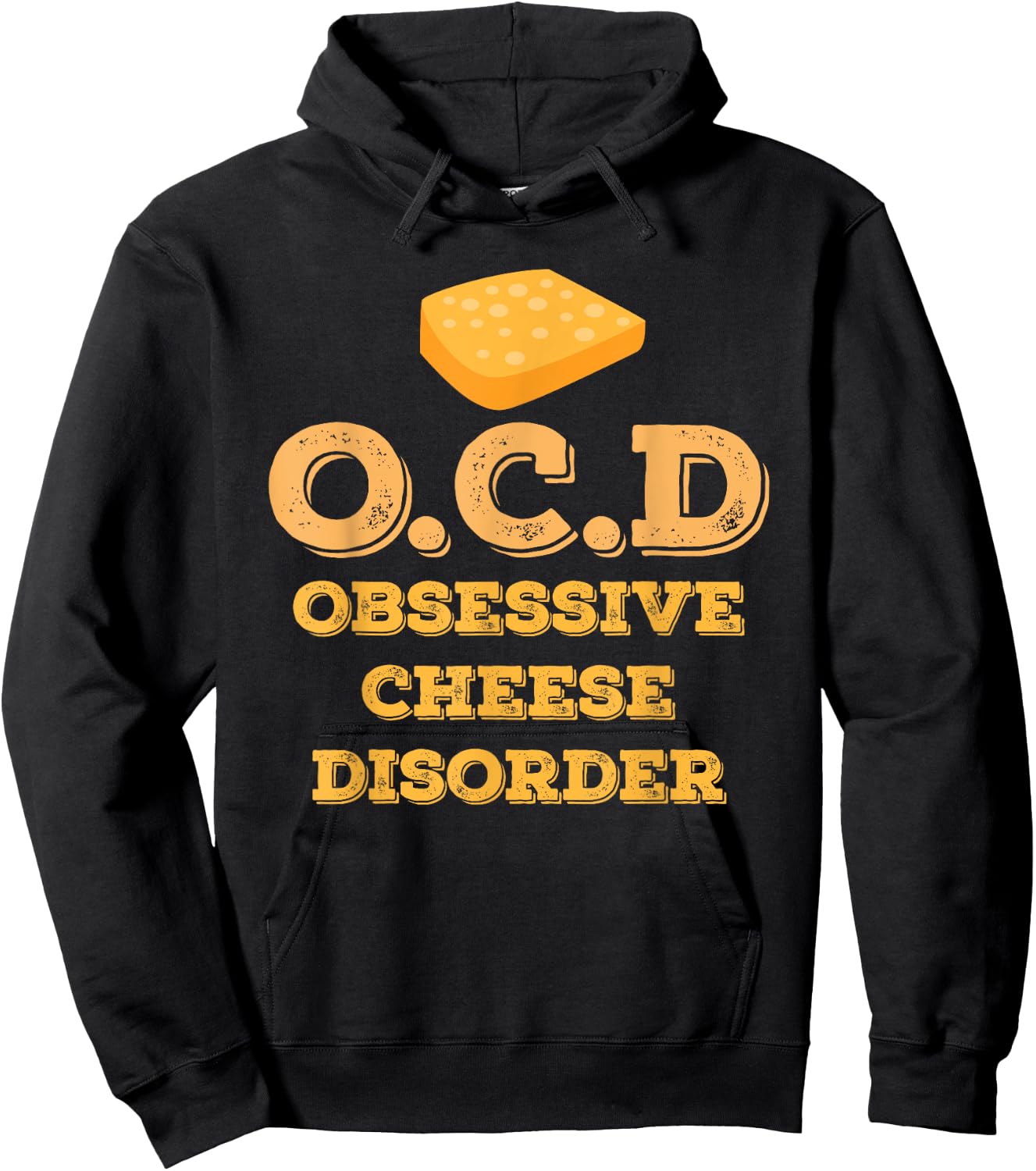 Obsessive Cheese Disorder OCD Hoodie - Hoodie | Black