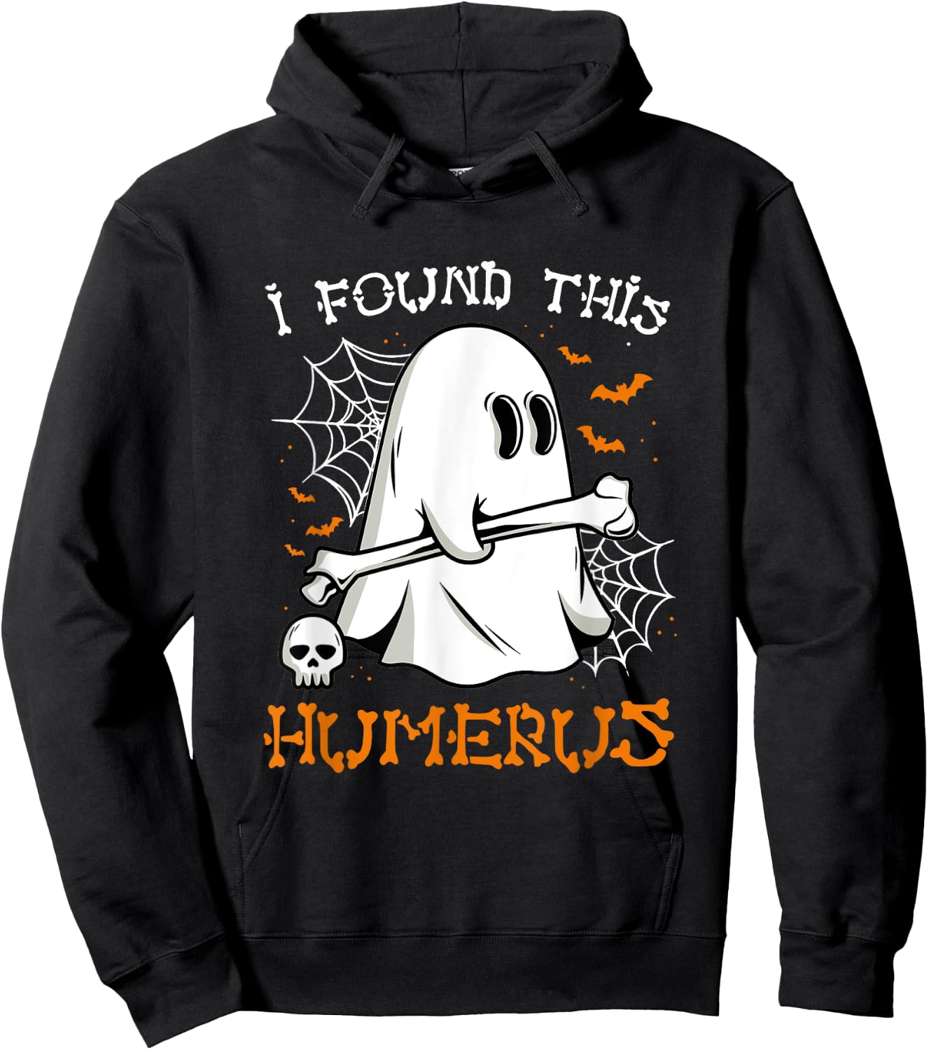 I Found This Humerus Pun Joke Humorous Halloween Hoodie - Hoodie | Black