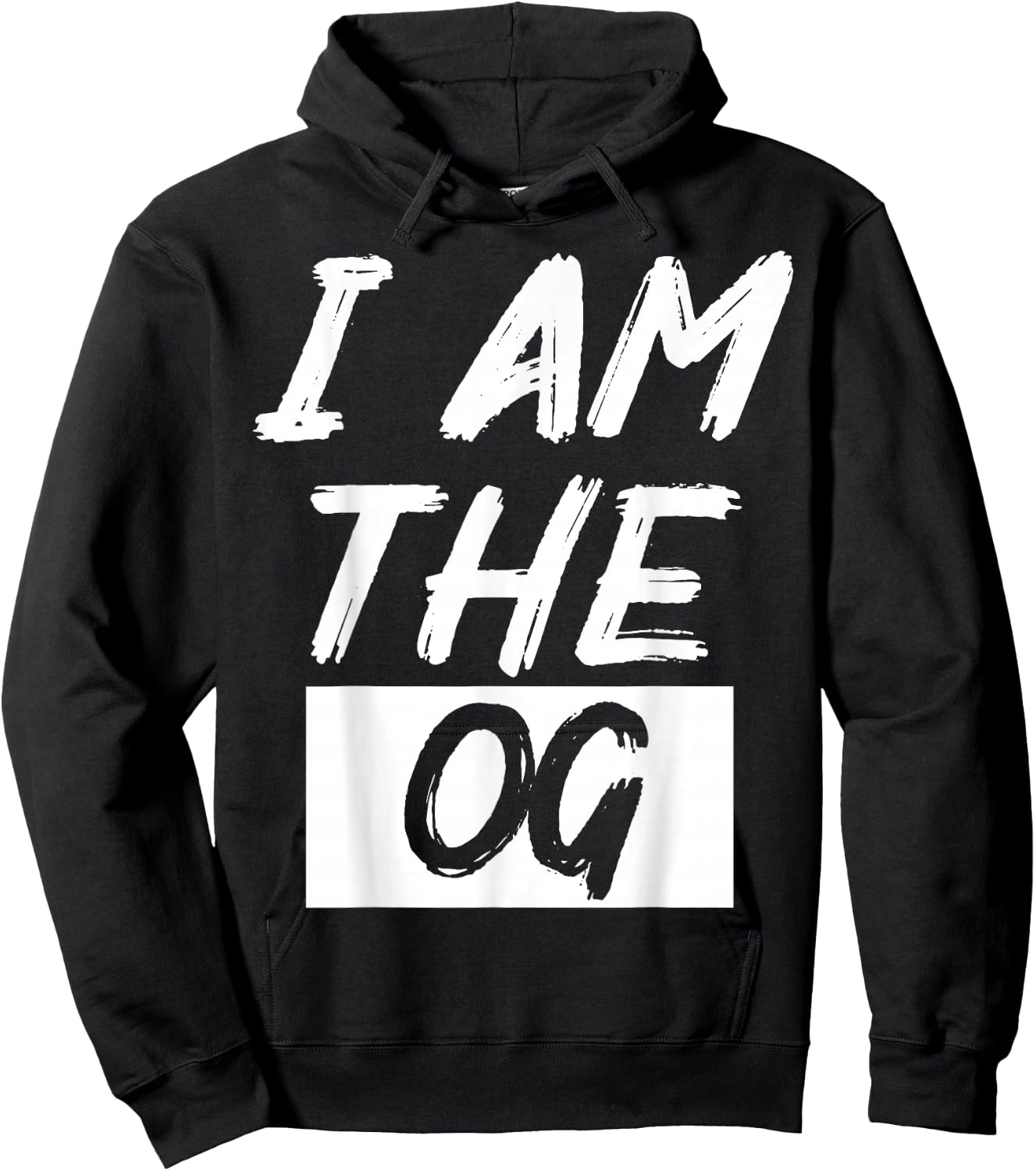 Funny I'm The OG Shirt - -Adult - Black - X-Small - Short Sleeve Hoodie - Hoodie | Black