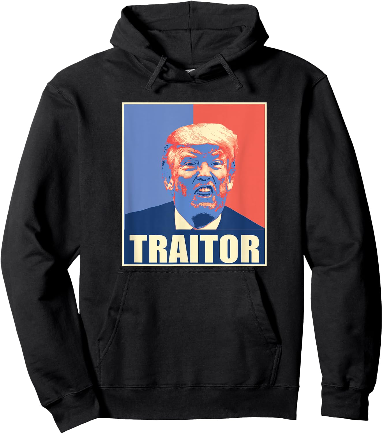 Trump Traitor Worst President Ever Hoodie - Hoodie | Black