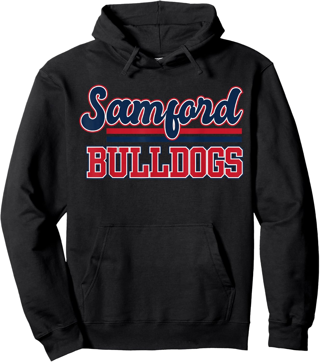 Samford Bulldogs | Official NCAA University Merch NCAFSAM01 Hoodie - Hoodie | Black