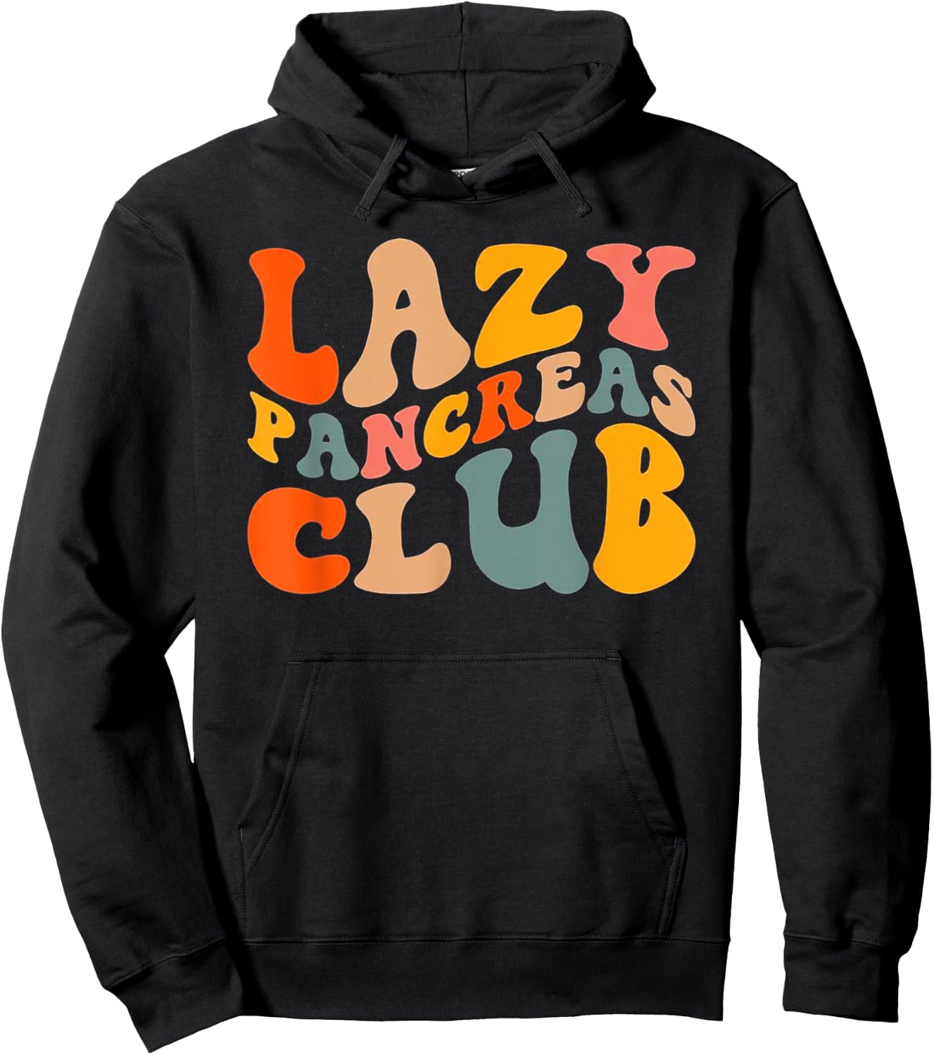 Lazy Pancreas Club Hoodie - Hoodie | Black