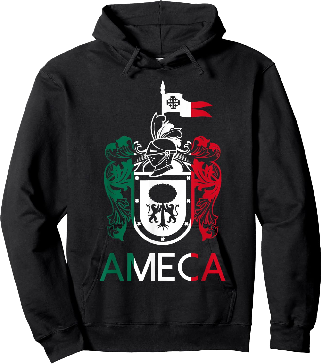Ameca Jalisco Estado De Mexico Escudo Eagle Aguila Hoodie - Hoodie | Black