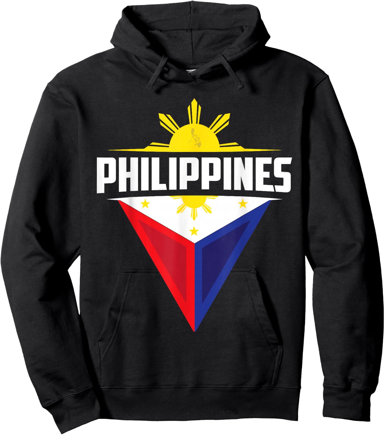 Mabuhay Philippine Flag Filipino Heritage Pinoy Pinay Hoodie - Hoodie | Black