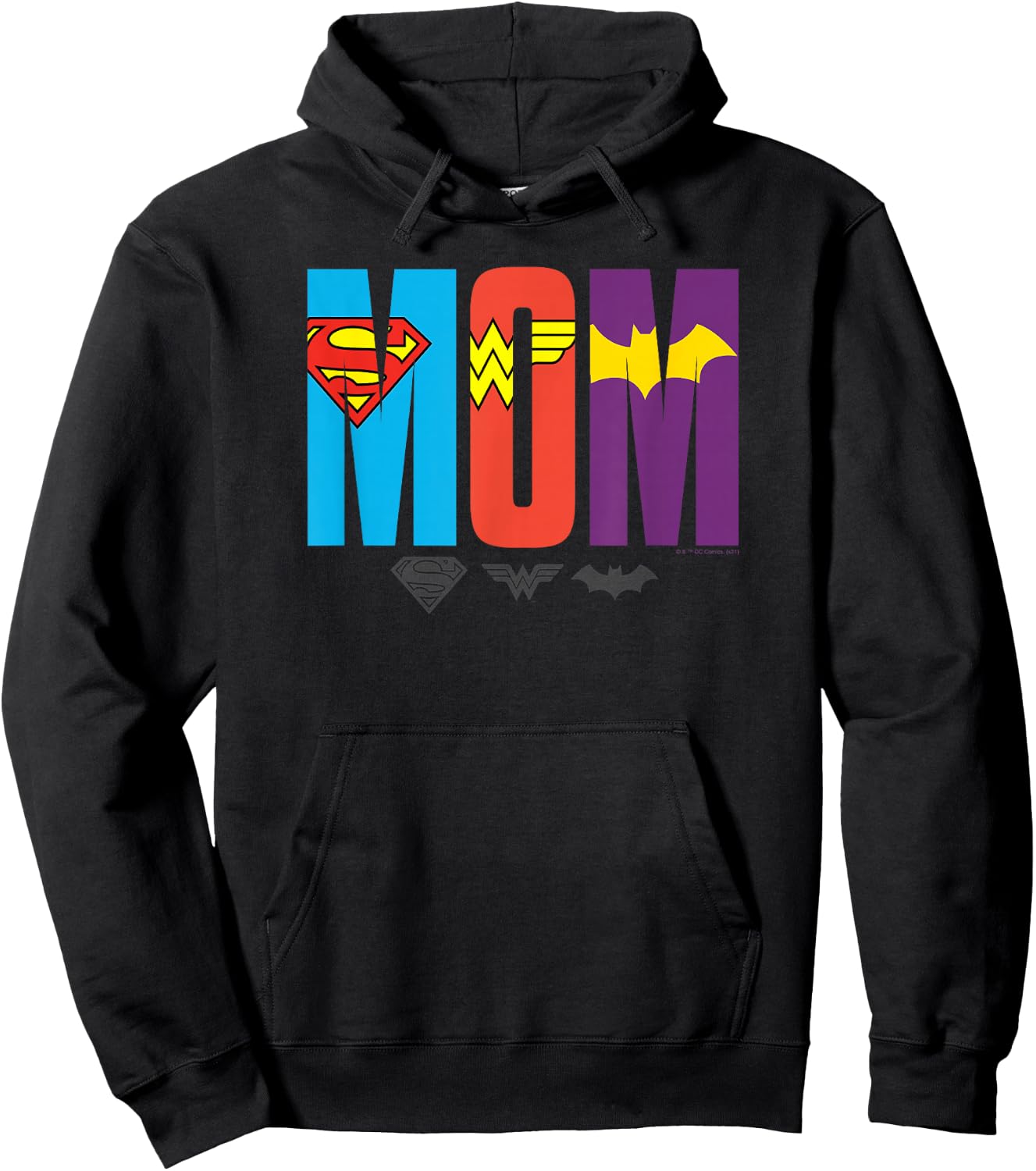 DC Comics Mother's Day Super Hero Girls Mom Logo Hoodie - Hoodie | Black
