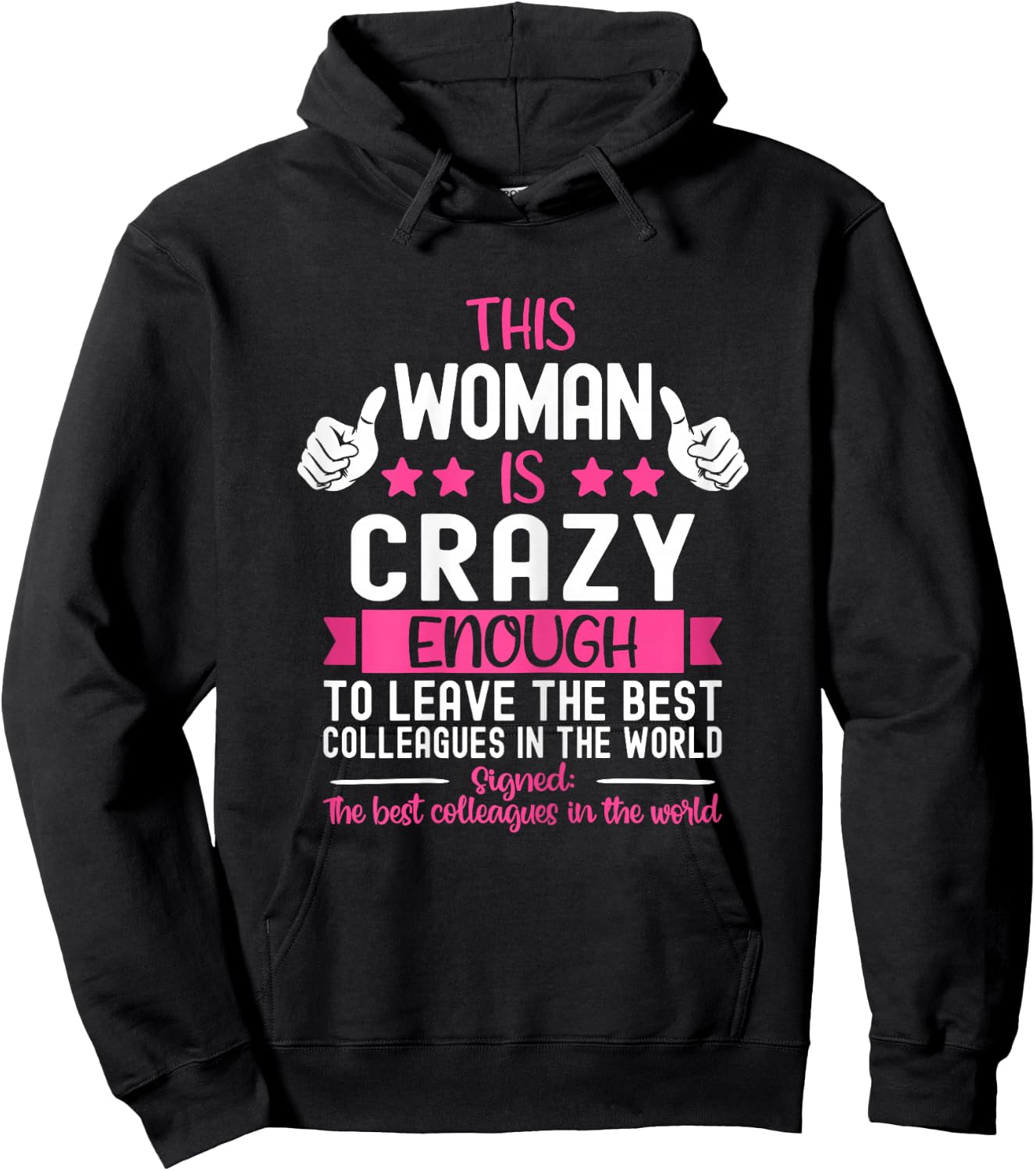 Coworker Leaving Job, Going Away, Coworker Quitting, Retired Hoodie - Hoodie | Black
