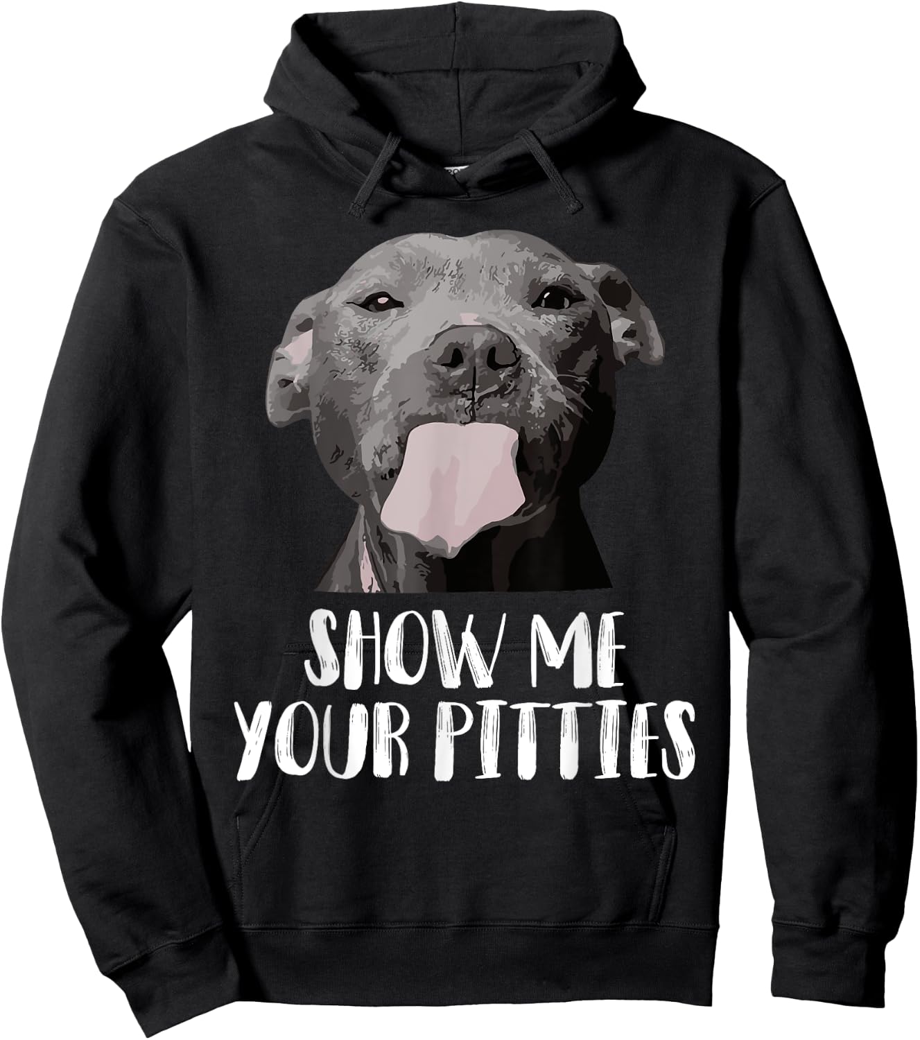 Show Me Your Pitties Pitbull Mom Pitbull Dog Lover Dad Pet Men Women Hoodie - Hoodie | Black