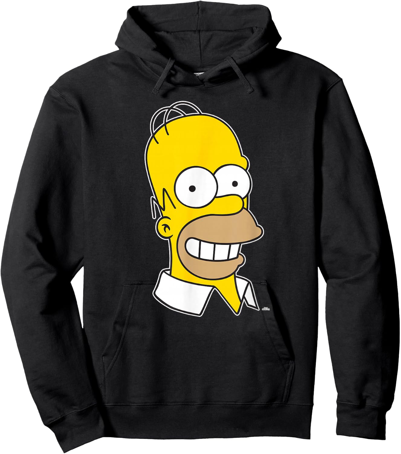 The Simpsons Homer Simpson Face Hoodie - Hoodie | Black